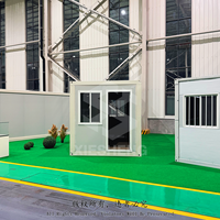 Maison conteneur pliable à montage rapide et peu encombrante, pièce mobile préfabriquée pour abri d'urgence
