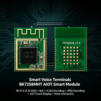 Réveil intelligent WiFi 6 BLE 5.4 BK7258MHT, module AIoT intelligent pour serrure de porte intelligente, commande vocale de caméra, appareil domotique