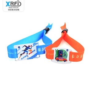 フルカラーF081KRFIDファブリックリストバンドスポーツイベント音楽祭NFCパーティーキャッシュレスイベント用チケットブレスレット - Product Image 4