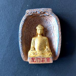 Yijias nuovo lotto di adesivi per frigorifero culturali e in resina con magneti 3D per mani Buddhas dalla grottola Longmen - Product Image 6