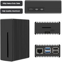 Boîtier de refroidissement passif en aluminium robuste AIsmartlink pour Raspberry Pi 5