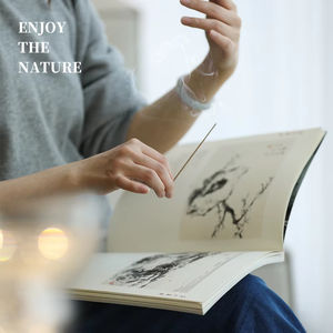 من Yesscent عصا بخور العود العود الطبيعي 8 بوصة عطر شرقي من خشب الصندل المعطر العطرية - Product Image 5