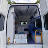 Vehículo Médico de Emergencia para UCI, Venta Directa de Fábrica, Ambulancia Económica, LHD/RHD, Diésel/Gasolina, Vehículo de Traslado de Pacientes
