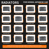 19010RZAA51 pièces automobiles accessoires pièces de voiture radiateur de refroidissement de voiture pour Honda CRV 19010-RZA-A51