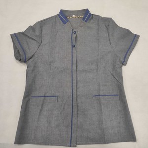 All'ingrosso unisex hotel pulitore personale cameriere <span class=keywords><strong>cameriera</strong></span> abbigliamento da lavoro logo personalizzato azienda ricamo pulizia pulizia uniforme - Product Image 2