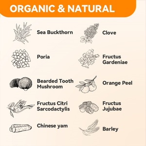 Té para el Estómago Hinchado Chinaherbs, Venta al por Mayor, Personalizado, con Cáscara de Naranja, Clavo y Fructus Citri, Té Chino Nutritivo para el Estómago - Product Image 3