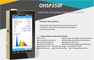 OHSP350F 휴대용 깜박임 테스터 분광계 라이트 - Product Image 3
