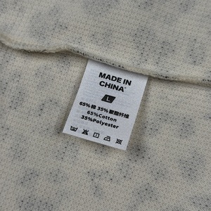 T-shirt à manches longues en tricot gaufré imprimé léopard personnalisé pour <span class=keywords><strong>homme</strong></span>, coupe oversize, col rond, streetwear, coton, tee-shirt graphique avec logo, fabricant - Product Image 6