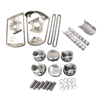 Kit de chaîne de distribution moteur CJT CTU CGW, jeu de segments de piston et roulements pour Audi 3.0 A4/S4/A5/S5/A6/S6/A7/A8/S8/Q5/Q7 VW Touareg
