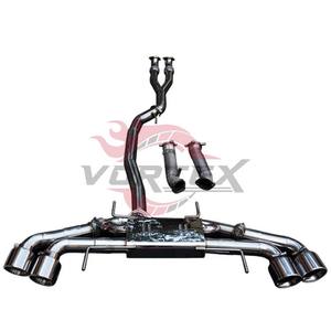 Sistema de Escape Completo VORTEX de Acero Inoxidable con Válvula Electrónica, Tubo de Escape Delantero, Bajante y Catback para Nissan GTR R35 Tipo M2, Instalación Directa - Product Image 1