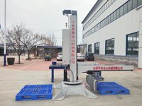 Machine de palettisation robotisée industrielle à colonne unique pour système d'empilage de sacs et de boîtes de 25 kg et 50 kg sur ligne de production
