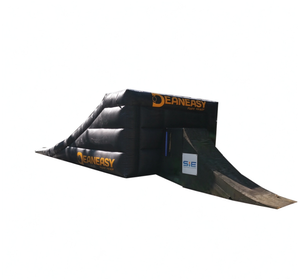 팽창식 로드램프 스턴트 점프 산악자전거 에어백 랜딩 PVC 소재 CE 인증 상업용 - Product Image 1