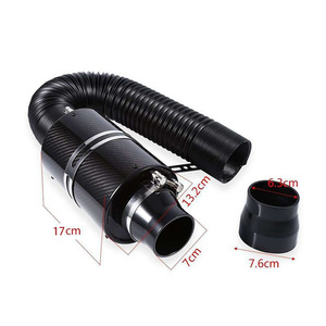 Kit d'admission d'<span class=keywords><strong>air</strong></span> universel en fibre de carbone pour course, avec boîtier de filtre à <span class=keywords><strong>air</strong></span> - Product Image 3