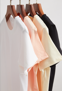 T-shirt col montant épais de qualité supérieure, personnalisable, uni, oversize pour homme, impression logo de luxe, t-shirt de haute qualité - Product Image 4