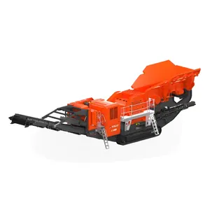 Gran oferta, estación trituradora de mandíbula de piedra móvil sobre orugas automática montada en orugas, <span class=keywords><strong>precio</strong></span> de máquina para planta trituradora de <span class=keywords><strong>grava</strong></span> - Product Image 1