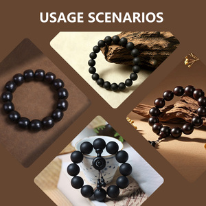 Pulsera de Cuentas de Madera con Fragancia Natural, Diseño Moderno, Ligera y Exquisita, Venta al Por Mayor - Product Image 5