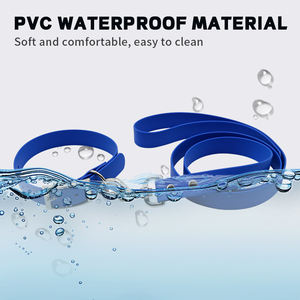Collar de rastreo GPS para perros Muker, de nailon recubierto de PVC, con remaches, resistente a la abrasión, patrón sólido, para perros pequeños - Product Image 3