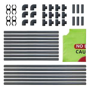 Barrière de circulation à cadre en PVC robuste à <span class=keywords><strong>3</strong></span> <span class=keywords><strong>panneaux</strong></span> Panneau de sécurité pliable de <span class=keywords><strong>3</strong></span>.2 pieds Symbole d'avertissement haute visibilité pour la sécurité - Product Image 2