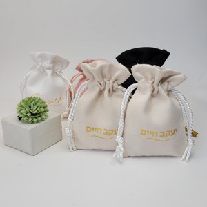 Bolsas de Regalo de Gamuza Beige, Envío Gratis, Bolsas de Embalaje Reciclables de Terciopelo y Franela para Relojes, Gafas, Collares, Joyas, Bolsa Protectora contra el Polvo - Product Image 2