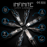 Aiguille de cartouche de tatouage jetable en acier inoxydable 316 OEM pour maquillage permanent, sourcils et art corporel – Vente en gros