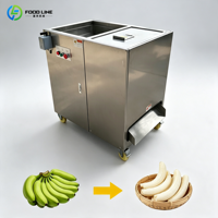 Machine à peler les bananes vertes et les plantains, équipée pour le traitement des bananes vertes non mûres et des bananes jaunes mûres en ferme – Offre Spéciale