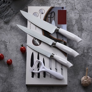 Offre Spéciale : Ensemble de 4 Couteaux de Chef en Acier Inoxydable Noir Antiadhésif, Éplucheur, Outils de Cuisine, Couteau à Fruits, Ensemble de Couteaux de Cuisine - Product Image 2