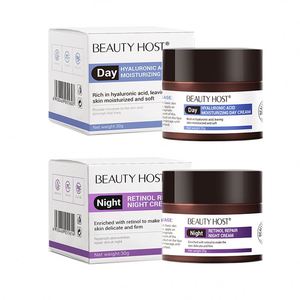 Nouvelle arrivée Crème de nuit pour le visage au rétinol Anti-âge Anti-rides Hydratante Acide hyaluronique Crème de jour et de nuit pour le visage - Product Image 1