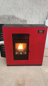 Poêle à granulés de bois ultra-mince 280 mm à design canalisé 12 kW, chauffage automatique à air chaud <span class=keywords><strong>pour</strong></span> <span class=keywords><strong>maison</strong></span> multi-espaces, économe en énergie - Product Image 4