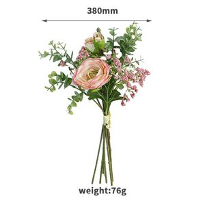 Ramo de Flores Artificiales Realistas al Precio de Fábrica, Decoración de Boda para Novias - Product Image 2