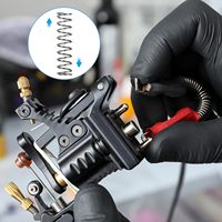 Ressorts hélicoïdaux en fil rond, en acier allié, résistants à la chaleur, pour échappement, four et usine