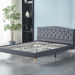 Meubles confortables pour la maison, ensemble de meubles de chambre à coucher, lit double extra large - Product Image 1