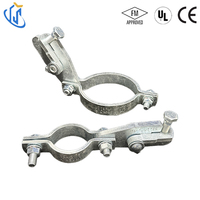 Attelle anti-oscillation pour tuyaux sismiques avec finition en zinc et support OEM pour systèmes d'incendie à gicleurs NFPA 13