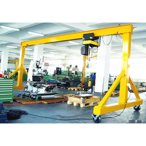 Mini grue à portique mobile de 5 tonnes à hauteur réglable avec palan à chaîne ou palan à câble métallique - Product Image 6