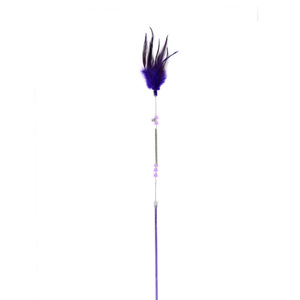 Vente directe d'usine de bâtonnets à plumes dégradées à ressort pour chat, jouets pour chat extensibles, jouets à gratter et à mâcher pour chat. - Product Image 5