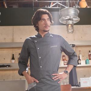 Uniforme de <span class=keywords><strong>Chef</strong></span> para Hombre, para Restaurante y Hotel, Ropa de Trabajo Profesional para Cocina, Diseñada para Uso en Hostelería - Product Image 1