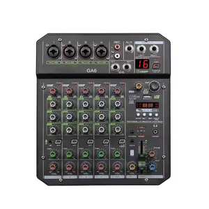 CooYinka professionale 16 canali DJ Controller Console <span class=keywords><strong>Audio</strong></span> <span class=keywords><strong>Mixer</strong></span> 6 canali interfaccia <span class=keywords><strong>Audio</strong></span> apparecchiature <span class=keywords><strong>Audio</strong></span> di alta qualità - Product Image 1