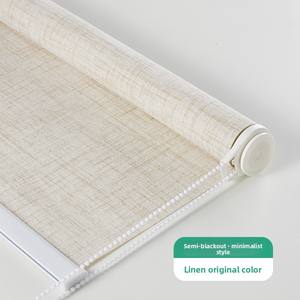 बेडरूम रोलर अंधा कमरे बाथरूम के पर्दे पॉलिएस्टर लाइट लक्जरी ब्लैकआउट पर्दे कार्यालय लिविंग रूम स्टडी विंडो मैनुअल - Product Image 6