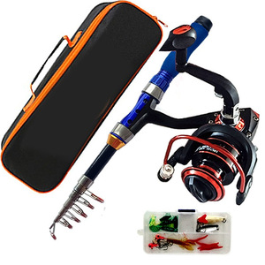 Canne à pêche télescopique et moulinet Combo Pen Canne à pêche pour <span class=keywords><strong>lac</strong></span> et ruisseau - Product Image 4
