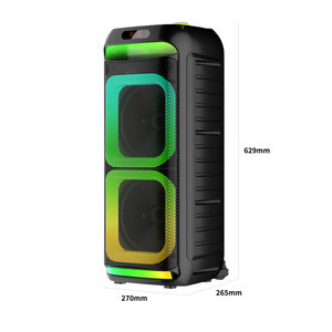 Abs8203 8 "* 2 xách tay PA Hệ thống loa ngoài trời Loa di động PA hệ thống với không dây Microphone Đảng đèn - Product Image 6