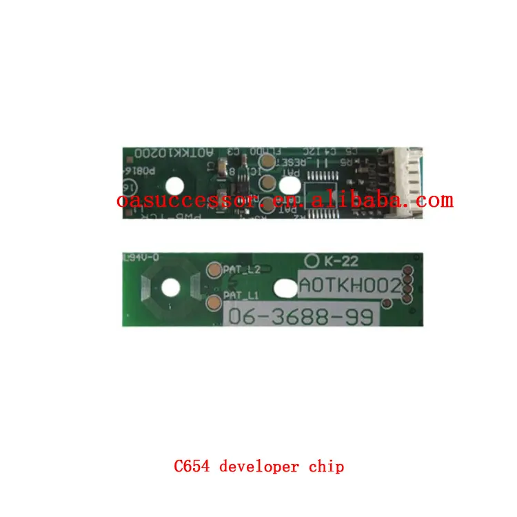 Блок разработчика BHC654, чип для Konica Minolta Bizhub BH C220 C224 C280 C284 C360 C364 C454 C654 C754 C754 C221 C221s BHC754