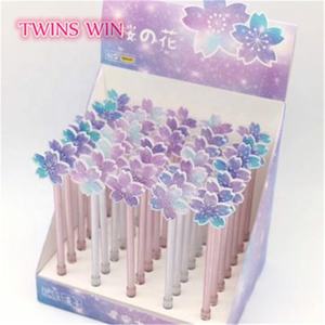 การตรวจสอบสไตล์ที่น่าสนใจใช้ปากกาตกแต่งรูปซากุระที่เป็นกลางหมุน <span class=keywords><strong>Herry</strong></span> Blossom ปากกาแห้งเร็ว Gelpen2225 - Product Image 4