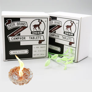Uso religioso Veado Marca 96% Puro 1/8 OZ Oem Quadrado Branco Refinado Alcanfor Cânfora Tablets Cânfora para Pooja - Product Image 2