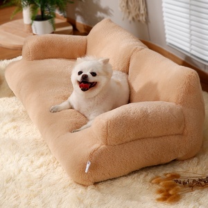 Medium Small Cat and Dog <strong>Pet</strong> <strong>Bed</strong> Washable Puppy Sleeping Sofa with Soft Animal Pattern Calming Cat Couch <strong>Bed</strong> - Product Image 2