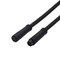 Westsam Vélo Électrique Ebike Moteur Extension 5pin Mâle Femelle Snap-in Plug Communication Câble M8 Connecteur