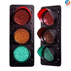 Luz de señal de seguridad vial de pantalla completa de tráfico Multicolor rojo <span class=keywords><strong>amarillo</strong></span> verde de gran oferta personalizada de fábrica de 400mm - Product Image 4