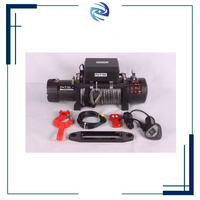 Treuil électrique en acier avec moteur 12V DC Corde en nylon pour ATV UTV Grues de bateaux tout-terrain Applications automobiles Treuil 24V