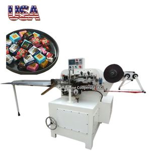 เครื่องห่ออาหารและเครื่องดื่มรูปทรงลูกบาศก์ความแม่นยำสูงอัตโนมัติสำหรับลูกอมช็อคโกแลตน้ำตาลปรุงรสฟอยล์/ฟิล์ม - Product Image 2