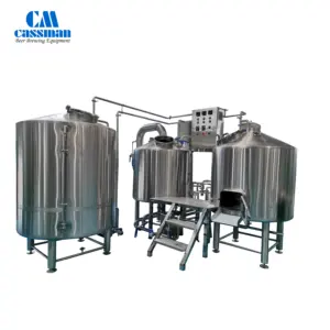 Meilleure vente Kombucha produisant la machine 500 litres 1000L petite ligne de production de bière Micro équipement de brasserie de brassage