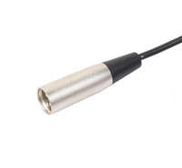 Neues hochwertiges 0,3m XLR-Buchse auf Doppel-XLR-Stecker Splitterkabel mit Zinklegierungs-Steckverbinder und PVC-Ummantelung für professionelle Videolautsprecher