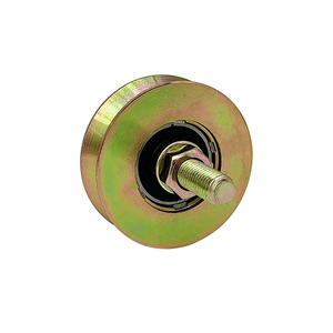 100 ~ 300kg roue à rainure en V rouleau de voie de porte coulissante avec support roulettes rigides robustes rouleau de porte coulissante - Product Image 5